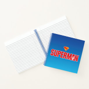 Klassisches Superman Bold-Logo Notizbuch