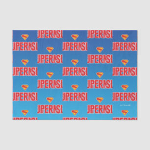 Klassisches Superman Bold-Logo Seidenpapier
