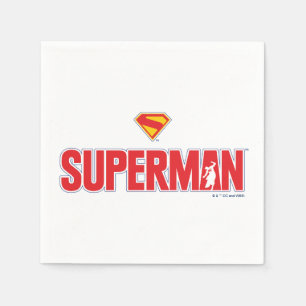 Klassisches Superman Bold-Logo Serviette