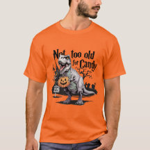 klassisches T-Rex-Dinosaurier-Halloween-T-Shirt