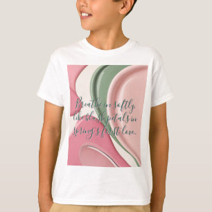 Klassisches T-Shirt für Kinder in stilvollem Grafi