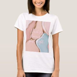 Klassisches T-Shirt mit stilvollem abstraktem Graf