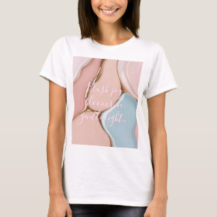 Klassisches T-Shirt mit stilvollem abstraktem Graf