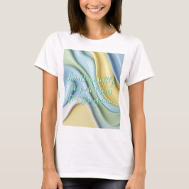 Klassisches T-Shirt mit stilvollem abstraktem Graf