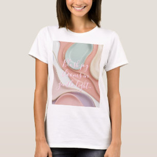 Klassisches T-Shirt mit stilvollem abstraktem Graf
