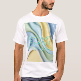 Klassisches T-Shirt mit stilvollem abstraktem Graf