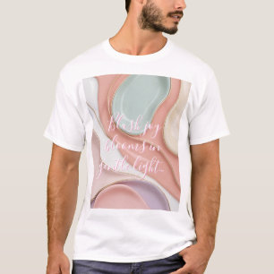 Klassisches T-Shirt mit stilvoller abstrakter Graf