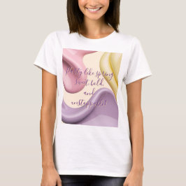 Klassisches T-Shirt mit stilvoller abstrakter Graf