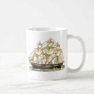 Klassisches Tall Ship Kaffeetasse