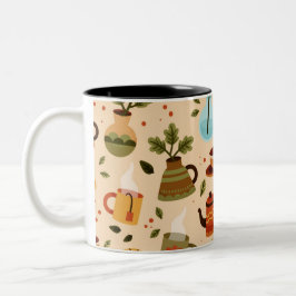Klassisches Tassendesign  Zweifarbige Tasse