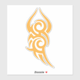 Klassisches Tattoo-inspiriertes Line-Art-Design Aufkleber