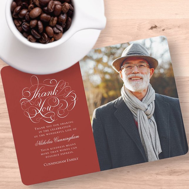 Klassisches und einfaches Foto Dankeskarte (Von Creator hochgeladen)