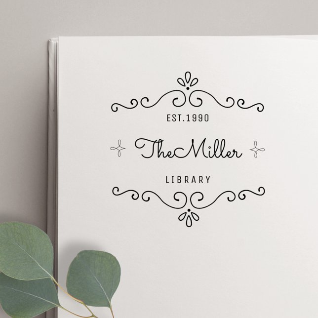 Klassisches Vintag Geblüht Buchzeichen Gummistempel (Von Creator hochgeladen)