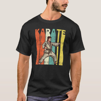 Klassisches Vintage-Karate Retro-Kampfsport T-Shirt