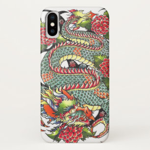 Klassisches vintage-orientalisches japanisches Dra Case-Mate iPhone Hülle