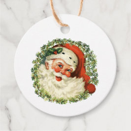 Klassisches Vintages Weihnachtsgeschenk Geschenkanhänger