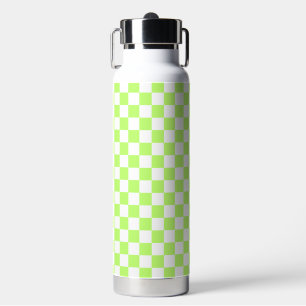 Klassisches visuelles Limette-Kontrollmuster  Trinkflasche