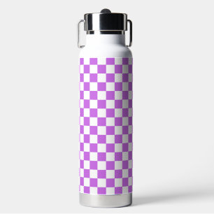 Klassisches visuelles Magenta-Kachelmuster Trinkflasche