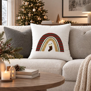 Klassisches Weihnachts-Regenbogen-Boho-Akzente-Kis Kissen