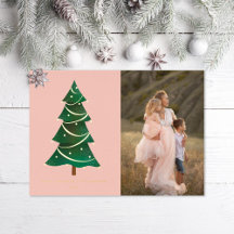 Klassisches Weihnachtsbaum Rosa Foto