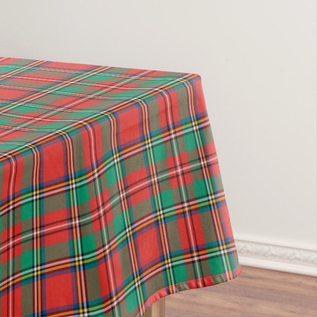 Klassisches Weihnachtsfest Kariert Tischdecke (Beispiel)