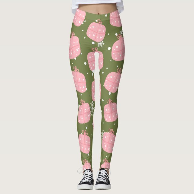 Klassisches Weihnachtsgeschenk (2) Leggings (Vorderseite)