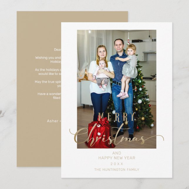Klassisches Weihnachtskritik-Zitat aus dem Foto (Vorne/Hinten)