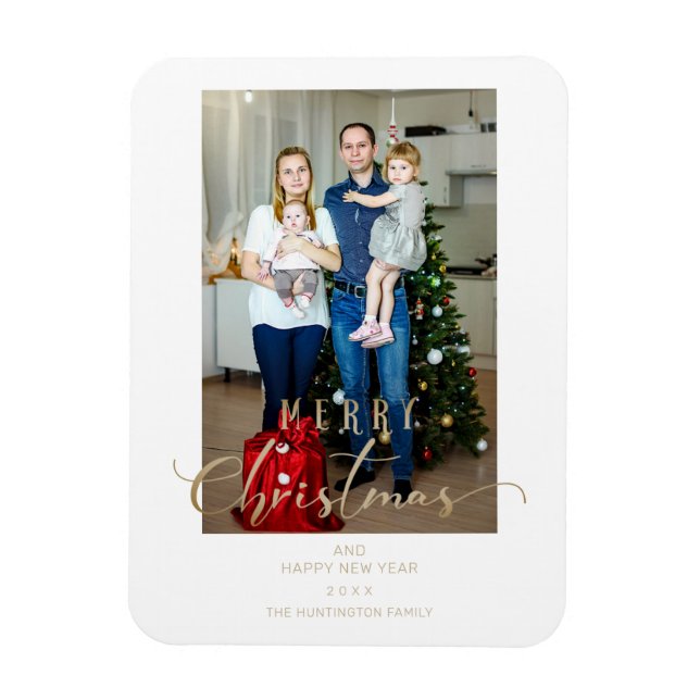 Klassisches Weihnachtskritik-Zitat aus dem Foto Magnet (Vertikal)