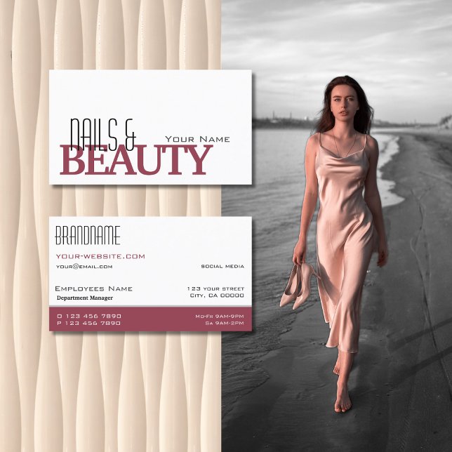 Klassisches Weißburgunder Einfach und Beruflich Visitenkarte (Von Creator hochgeladen)