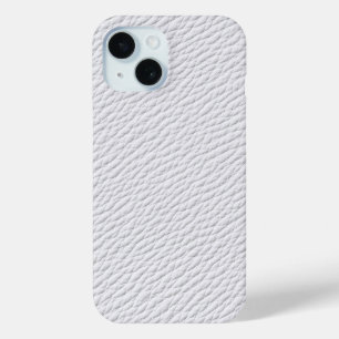 Klassisches weißes Leder Texturierte Telefonzelle Case-Mate iPhone Hülle