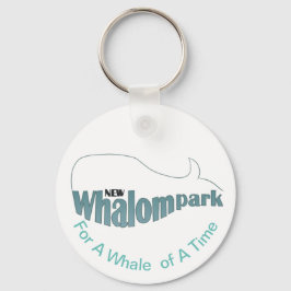 Klassisches Whalom-Park-Logo mit Slogan Schlüsselanhänger