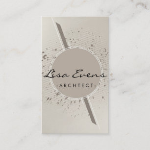 Klassisches Zickzack Muster Subtile Visitenkarte