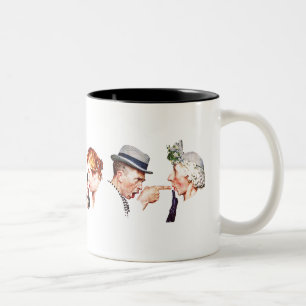 Klatsch-Kette 3 Zweifarbige Tasse