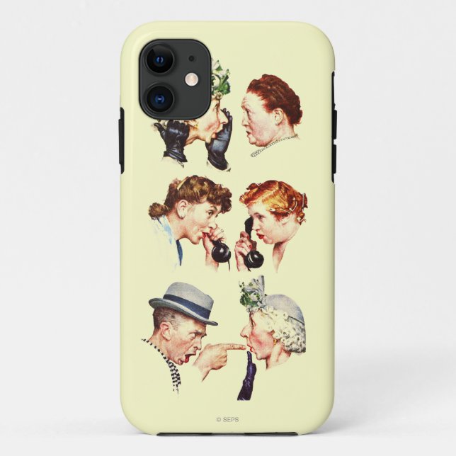 Klatsch-Kette Case-Mate iPhone Hülle (Rückseite)
