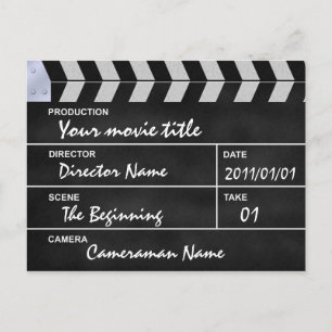 Klatsch Kino Postkarte