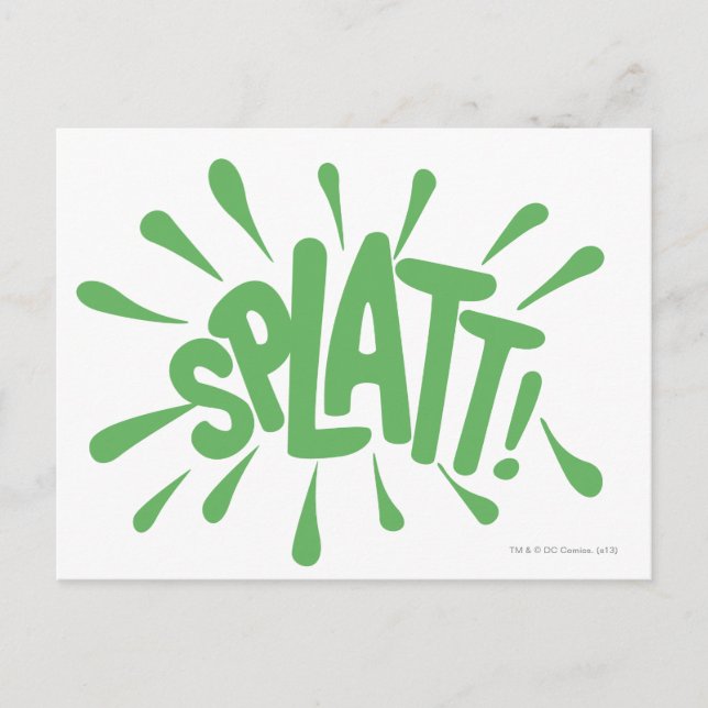 KLATSCH! POSTKARTE (Vorderseite)