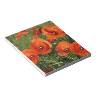 Klatschmohn notizblock