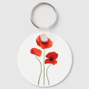 Klatschmohn - poppy schlüsselanhänger