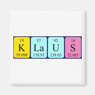 Klaus Periodenmagnet Magnet
