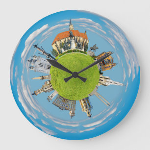 Klausenburg napoca Stadt Rumänien wenig Große Wanduhr