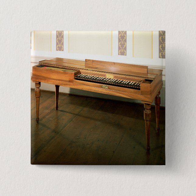Klavichord, einmal besessen von Franz Joseph Haydn Button (Vorderseite)