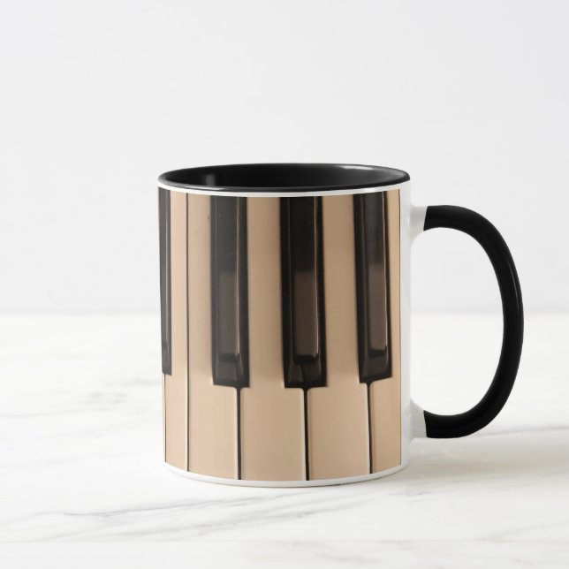 Klavier befestigt Kaffee-Tasse Tasse (Rechts)