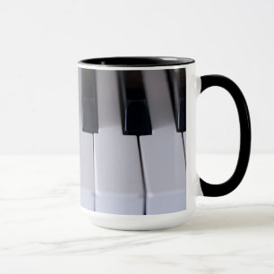 Klavier befestigt Kaffee-Tasse Tasse