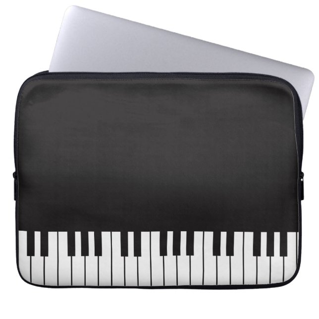 Klavier befestigt Laptop-Hülse Laptopschutzhülle (Vorderseite)