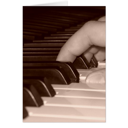 Klavier-Finger Karte
