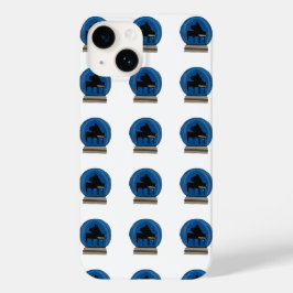 Klavier in einem Schneeglobe Case-Mate iPhone 14 Hülle