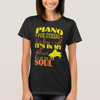 Klavier in meinen Herz- und Soul-Instrumenten T-Shirt
