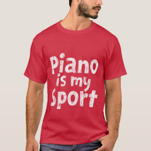 Klavier ist mein Sport retro T-Shirt