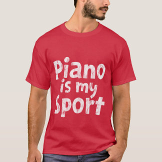 Klavier ist mein Sport retro T-Shirt