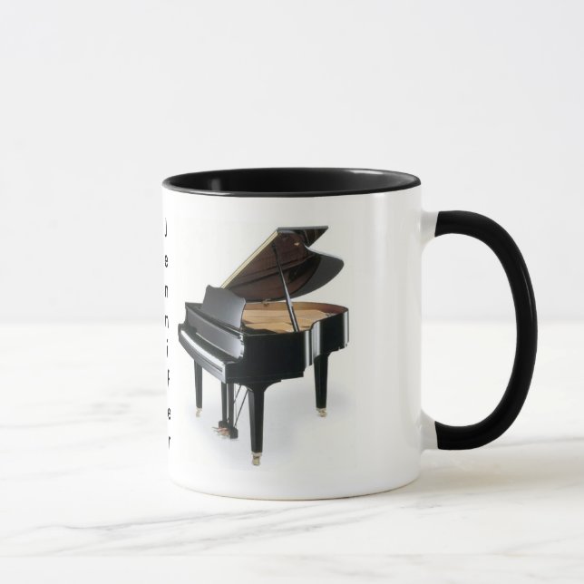 Klavier-Kaffee-Tasse Tasse (Rechts)